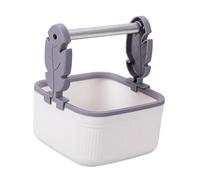 Fonowx Bird Training Stand for The Desk, Bird Perch, Easy to Clean, Portable, Parrot Play Stand for Budgies, Parrots, Unbreakable, Gray