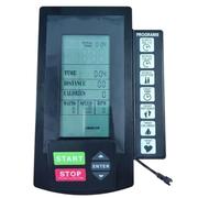 Fonowx Bluetooth Exercise Bike Display Console Bike Computer Meter Fitness Panel Training Screen construction with intervals and target goals for cardio rate, SM-JP063 Standard Model