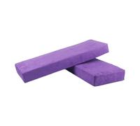 Fonowx Bolster Pillow Set Sponge Cushion Restorative Support Block Rectangular Removable Cover Suede Cloth Suitable for Practice Meditation Living, Purple