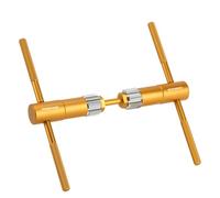 Fonowx Bottom Bracket Thread Chaser Repair Tool with Collars and Long Turning Handles for Accurate Alignment and Thread Recovery Suitable for Workshop Repair