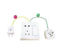 Fonowx Busy Board Accessories, Activity Board Outlet with Plug, Sensory Board for Preschoolers, B