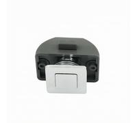 Fonowx Cabinet Lock Push Button Latch Drawer Lock Door Latch Zinc Alloy Part Chrome Finish Press to Open Latching Suitable for Tiny Homes Boat Cabins Van cabinets