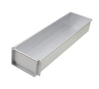 Fonowx Cake Tin Rectangle Cake Pan Tiramisu Muffin Pan Aluminum Alloy Cheesecake Pan for Cheesecake, Ideal for All Cake Styles and Perfect for Traditional Tray Bakes 40x10x6cm
