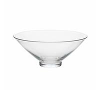 Fonowx Ceramic Footed Bowl Dessert Bowl Pedestal Bowl Serving Bowl with Irregular Shape and Matte Finish for Showcasing Mousse Fruit Salad Shaved Ice, Trumpet Bowl