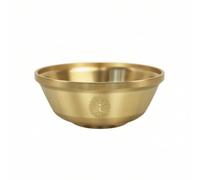 Fonowx Ceremonial Offering Bowl Brass Altar Bowl Meditation Bowl Ritual Bowl with Shallow Basin and Stable Foot for Crystals Or Incense Suitable for Meditation shrines Decor, Tree of Life