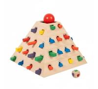 Fonowx Children Educational Game Shape Matching Puzzle Wooden Sorter Early Childhood Learning Stack Toy Fine Motor Practice suitable for young children home use preschool