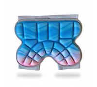 Fonowx Children Pants Padded Shorts Hip Shorts With EVA Mesh Breathability Suitable for skating roller skating skateboarding early training playground use , Pink Blue , Kids S 30-55 Jin