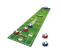 Fonowx Children Tabletop Game Soccer Board Game Assortment Football Play Mat Desktop Challenge With Pucks Portable Roll suitable for group activities team building community events