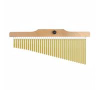 Fonowx Chime Bar Chime Orchestra Chimes Percussion Chimes Musical Chimes Built For Dependable Use With Solid Wood And Aluminum Alloy Tubes Creating Resonant, Gold