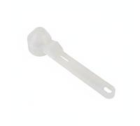 Fonowx Coffee Measuring Spoon Long Handle Sliding Lid Dispenser Pouring Tool with Large Capacity for Quick Efficient Grounds Loading Suitable for pots Pour Travel Mugs, Array, Translucent White