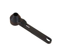 Fonowx Coffee Measuring Spoon Long Handle Sliding Lid Dispenser Pouring Tool with Large Capacity for Quick Efficient Grounds Loading Suitable for pots Pour Travel Mugs, Array, Black