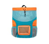 Fonowx Comfortable String Backpack Water Resistant, Oxford Cloth Drawstring Backpack, Drawstring Bag with Front Mesh Zipper Pocket, for Outdoor Sports, Green
