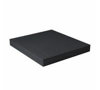 Fonowx Cushion Stability Mat Foam Knee Pad Non Slip NBR Foam Shock Absorbing And Waterproof For stability work stretching physical remedial routines desk home use, Black
