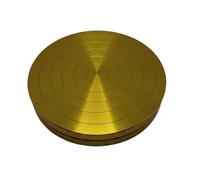 Fonowx Dance Training Turntable Balance Board Rotation Disc Aluminum Alloy Bearing Core For Stable Spins With Anti Slip Mat Suitable for Skating Lessons Dance Classes Studio Exercise, Array, Gold