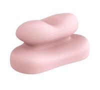 Fonowx Desk Pillow for Naps, Memory Foam, Washable Cover, Chest Support, Portable Cervical Pillow, Compact And Lightweight, Pink