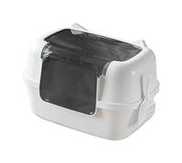 Fonowx Detachable Pet Supplies of Sand Sand of Sand Sand with A Bathroom with Hooded Hood to The Bathroom, White