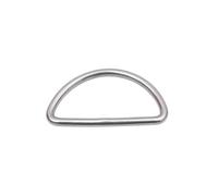 Fonowx Diving Equipment Tank Loop Hardware D Buckle Harness Accessory Stainless Steel SS316 Fit For Stable Tank Position Suitable for shore diving boat, S, Single D-ring