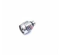 Fonowx Diving Regulator Adapter Hose Converter Regulator Connector 3 to 9 Over 16 Thread Fitting Chrome Brass Compact and Light Setup Suitable for Diving DIY