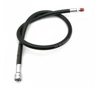 Fonowx Diving Regulator Hose Low Pressure Scuba Breathing with Rubber and Brass Fittings Flexible Routing Secure Connection Suitable for Technical Diving Training Travel, Black, 82cm