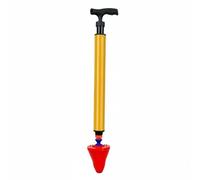 Fonowx Drain Cleaner Manual Pump Plunger Unclogger Opener Using Pressurized Force And Rubber Seal For Swift Clog Clearing suitable for sinks floor drains toilets kitchens bathrooms household upkeep