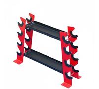Fonowx Dumbbell Rack Weight Rack Dumbbell Holder Dumbbell Stand Kettlebell Rack With Stable Structure For Keeping Weights Off The Floor Suitable for home gym, Red, Flagship Model