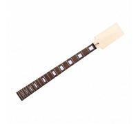 Fonowx Electric Bass Neck Replacement Neck Maple Rosewood Fingerboard 22 Frets With Note Markers Unfinished For Parts Swap Suitable for DIY assembly instrument restoration weekend gigs