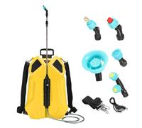 Fonowx Electric, Versatile And Portable Sprayer with Shoulder Strap And Extendable Pole, for Lawn Cleaning, yellow