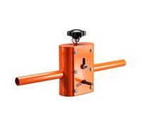 Fonowx Electric Wire Threader Wall Wiring Machine Semi Automatic Cable Pipe Threading Tool Alloy Steel Portable Suitable for Facility Setup Te, Orange