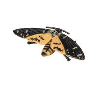 Fonowx Figure Authentic Animal Toy Collector Model Hand-Painted Material Educational Figurine Suitable for Halloween Teaching Resources Birthday Decorations, Moth