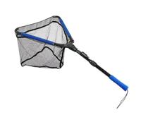 Fonowx Fishing Landing Net Telescopic Foldable Net Pole Aluminum Alloy Handle Rubber Grip Lightweight Portable Hanging Hook Secure Locking Adjustment suitable for bank fishing boat use hiking