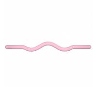 Fonowx Fitness Training Bar Weighted Exercise Strength With Soft Padded Grip For Controlled Reps And suitable for home workouts studio training mobility, Pink, 15 Lbs