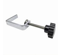 Fonowx Fixed Bench Vise with Rigid Metal Body and Compact Footprint for Securing Materials Suitable for Home Workshops and Small Craft Projects, White, Fixed