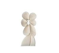 Fonowx Floor Sculpture Abstract Flower Statue Modern Art Decor Ornament Figure Composite Material With Textured Finish Suitable for foyer