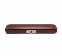 Fonowx Flute Instrument Headjoint Box Solid Wood Storage Portable Music Accessory Secure Metal Latch Suitable for Studio Practice Travel Home, Amber