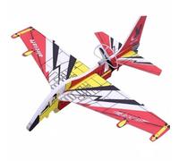 Fonowx Foam Airplane Toy Glider Plane Model Aircraft Hand Throw Plane With Molded Tail And Smooth Glide Easy Control Suitable for backyard games playground use, XC006-Red
