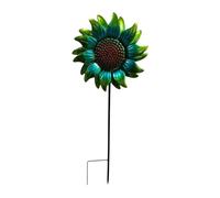 Fonowx Garden Stake for Patio Installation, Creative Outdoor Decoration, Artificial Flowers for Outdoor Patio Pathways, Green