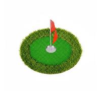 Fonowx Golf Training Pad Putting Surface Mini Golf Hitting Mat Golf Practice Golf Training Surface Buoyant Design With Suitable, 50 60cm, Oval Accessories Not Included