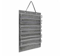 Fonowx Grappling Arts Belt Display Storage Bag with Vertical Pockets and Medal Section Made from Fiber Felt with Visibility Suitable for Locker Organization, Medium Gray