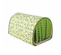 Fonowx Hamster Tunnel Bed House Nest With Washable Insert TPU Waterproof Cover Cozy Lining For Rest and play Suitable for guinea pigs bunnies sugar gliders pet carriers, L A