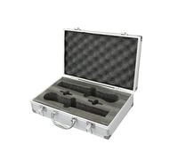 Fonowx Hard Case | Impact Resistant, Aluminum Handheld Audio Device Case, Heavy-Duty, for Sing-Along Events, Artists