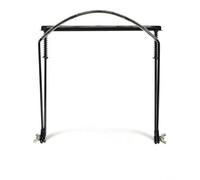 Fonowx Harmonica Neck Holder Adjustable Frame Straight Top Clamp Bar Curved Neck Brace Lightweight Iron Rack Hands Play suitable for solo performance open mic nights music classrooms home rehearsal