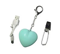 Fonowx Heart Purse Light Handbag Lamp Mini Keychain USB Charging Shoulder Bag Made of PP Metal with Soft Light for Bedroom Children's Room Ro, blue