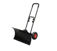 Fonowx Heavy Duty Wheeled Snow with Reinforced Lower Edge for Pushing Snow from Driveway Walkway and Patio Suitable for Cold Weather Outdoor Chores, Style B