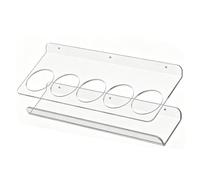 Fonowx Holder Spray Can Organizer Rack Shelf With Acrylic Build And Stable Screw Installation Suitable for Utility Room Storage Room, Clear
