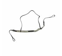 Fonowx Horse Chest Strap Adjustable Breastplate Harness Tack Support With Non Slip Patent Leather And Clean Waterproof Finish Suitable for riding training schooling exercise casual outings , Black