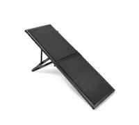Fonowx Industrial Ramp Pet Dog Cat Pet Ladder With Secure Non Slip Top And Iron Frame And Height Adjustable For Versatile Use suitable for sofas beds vehicles and small homes, Black, 125.5 41cm