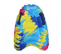Fonowx Inflatable Surfing Board Buoyancy Board Water Board With Curved Open Bottom Edge For Control And Glide Suitable for Youth Training Beach Outings Pool, 60 80cm, Patterned