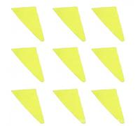 Fonowx Instrument Cleaning Cloth Woodwind Brass Wipe Sound Hole Duster Cotton Triangle Corner Detail Work Dampness Suitable for saxophone clarinet flute upkeep home practice gig, Yellow