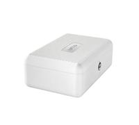 Fonowx Jewelry Storage Container Biometric Lock Safe Organizer With Quick Access Build Suitable for home office shelf dorm trip, White