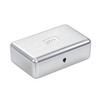 Fonowx Jewelry Storage Container Biometric Lock Safe Organizer With Quick Access Build Suitable for home office shelf dorm trip, Silver
